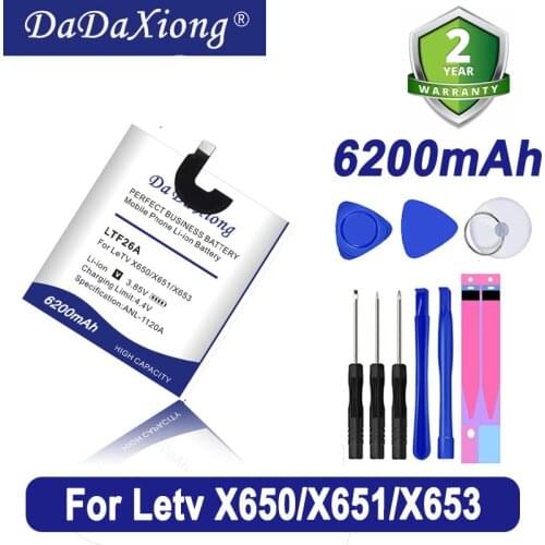 LTF26A 5900mAh Battery For LeTV LeEco Le Pro 3 LTF26A AI X650 5.5 inch X650 X651 X653 X656 X658 X659