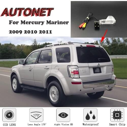 AUTONET HD Night Vision Backup Rear View camera For Mercury Mariner 2009 2010 2011 CCD/license plate Camera or Bracket