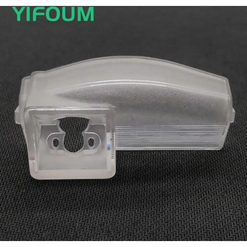 YIFOUM Car Rear View Backup Camera Bracket License Plate Light Housing Mount For Mazda 2 3 M2 M3 Demio DE Hatchback 2007-2014