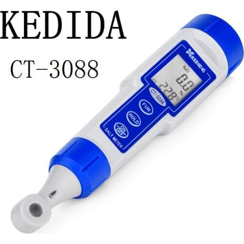 Digital Waterproof Salt Meter Aquarium Water Quality Salt Pool Tester Pen Type Salinity Tester Salinometer Range 0.0%To 10.0