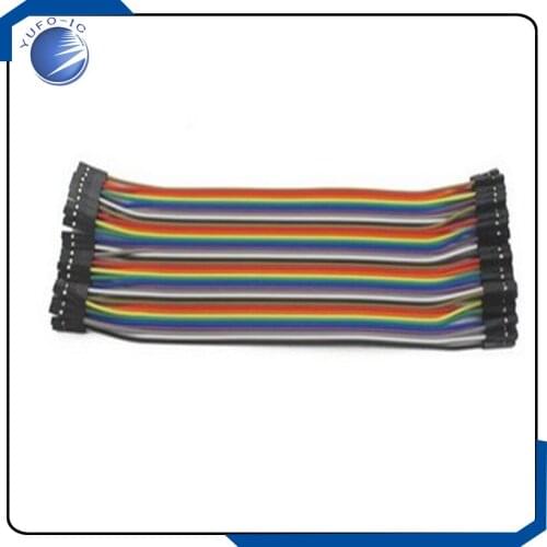 2pcs Dupont Wire 30CM Female Female 40Pin Dupont Cable 30cm Female to Female 300MM Du Pont Line