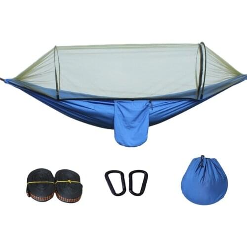 Camping Hammock with Net Travel Portable Lightweight Hammock for Hiking Camping Backpacking Travel