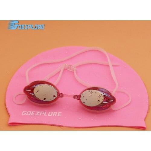 Goexplore Swim Cap+Swim Goggles Men Women Adult Free size Waterproof Sports Swim Pool Bathing cap Swimwear Swim glasses