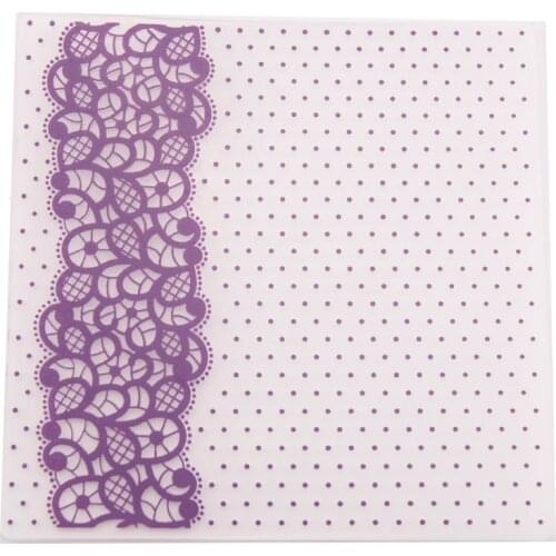 KLJUYP Dots Plastic Embossing Folders for DIY Scrapbooking Paper Craft/Card Making Decoration Supplies 088