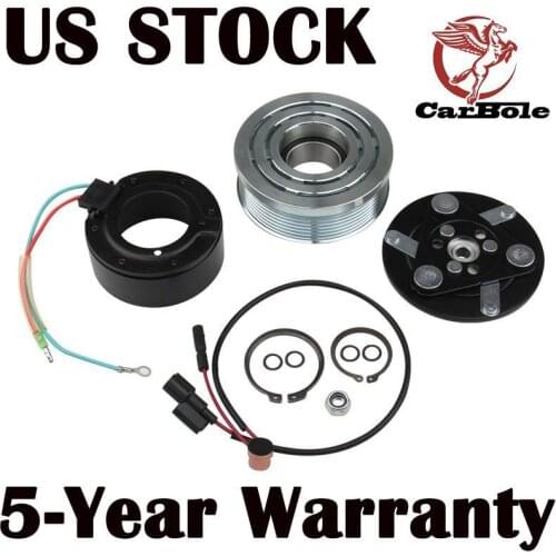CARBOLE Ac Compressor Clutch Kit For Honda Civic 1.8 L 2006 2007 2008 2009 2010 2011 A/C