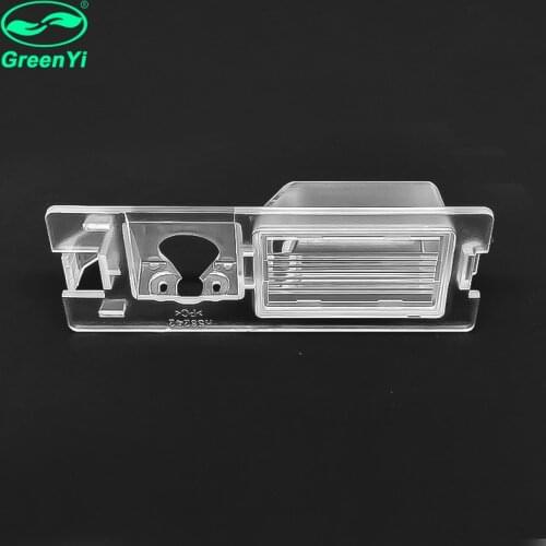 GreenYi Vehicle Rear View Camera Installation Bracket License Plate Lights for Fiat Bravo 2011 Car
