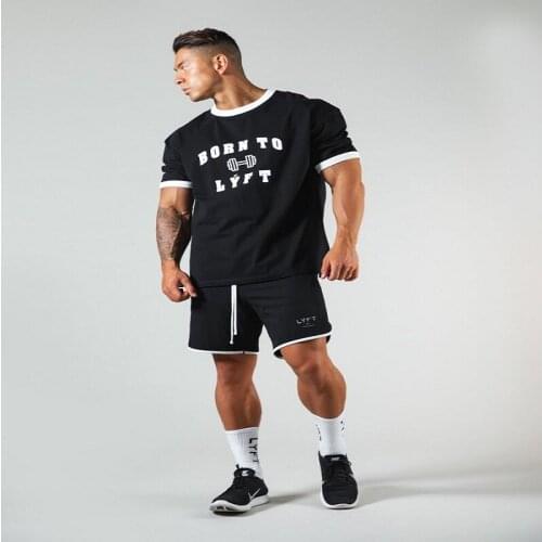 2021 Summer Trend Sports Leisure T-Shirt Loose Size Breathable Short Sleeve Training Shirt Sweat Absorption