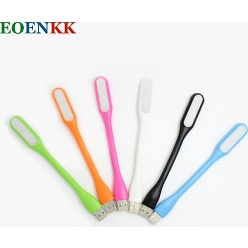 1pcs Book Light Mini USB LED Light 5V 1.2W Power Bank Reading Light Notebook Portable LED Lamp 9 colors USB Night Lights