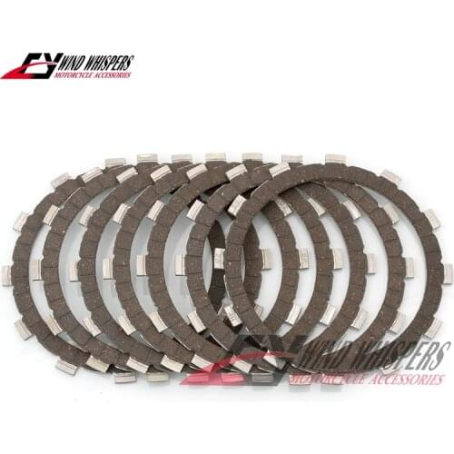 8PCS Friction Clutch plates Set For Kawasaki KX250 EJ650 W650 KLR 650 Ninja ZX750 ZX-7R ZX-9R Vulcan VN750 VN800 VN900 GPZ 900R