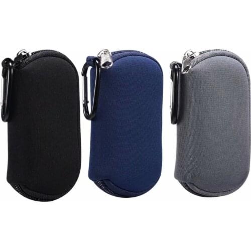 Ultra Soft Neoprene Mini Storage Bag with Zipper,Luxury Wireless Earphone Case For Airpods Pro USB Cable Charger Car Key Pouch