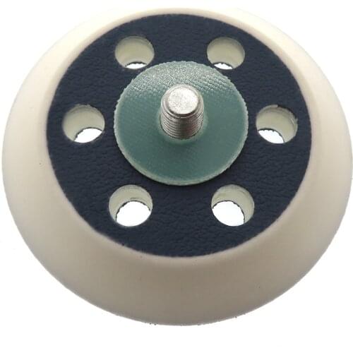 3 Inch 75mm 6 Holes Velcro Backing Pad Hook and Loop Sanding Pads for Air Power Sander Polisher