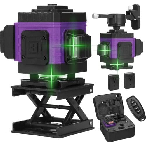 Professional laser level 2D 8 Lines Level laser Tool Vertical Horizontal Line with 3° Self-leveling leveling device lazer levels