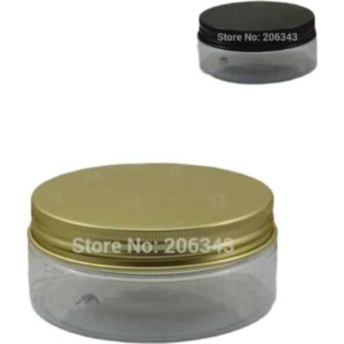 150G transparent PET bottle/jar/pot for essence/gel/mask cream/wax/moisturizer/body scrub cosmetic pakcing skin care
