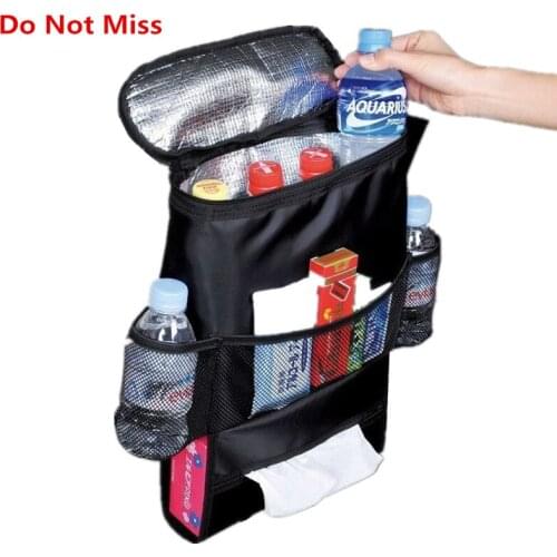 Selling Auto Food Beverage Storage Organizer Bag Nsulated Container Basket Picnic Lunch Dinner Bag Ice Pack Cooler Item Product