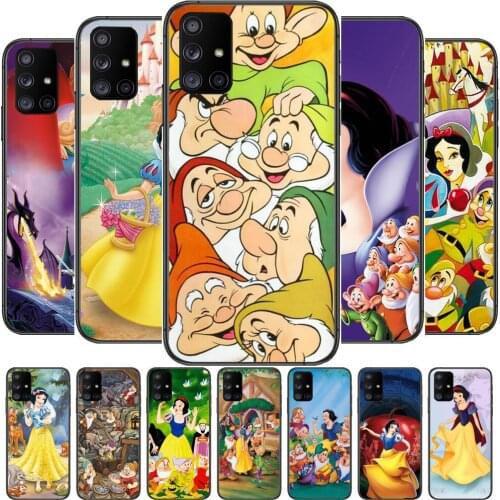 Snow White Phone Case Hull For Samsung Galaxy A 50 51 20 71 70 40 30 10 80 E 5G S Black Shell Art Cell Cove