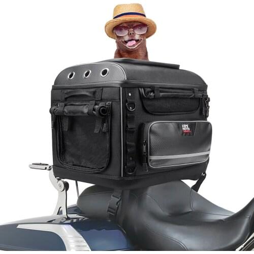 Pet Dog/Cat Bag for Street Glide Road King Motorcycle with Passenger Seat Luggage Rack For Touring Trike Model For Electra Glide