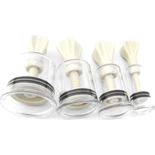 Suction Cupping Cup Nipple Enhancer Massage Vacuum Cans Fetish Plastic Enlarger Suction Enlarger Body Breast Massager Cups