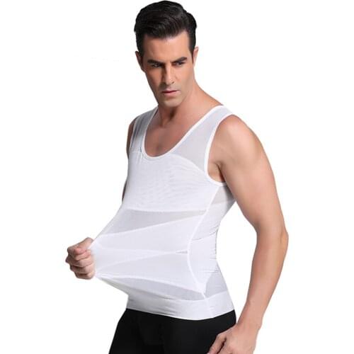 High Quality Sexy Mens Underwear Lightweight mesh breathable mens shapewear shape vest