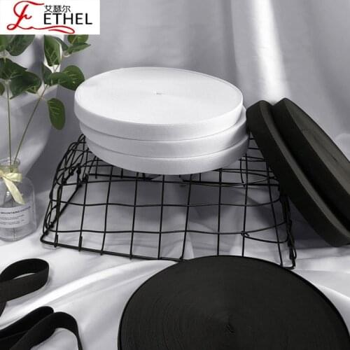 2cm Loose And Tight Band Width Elastic Rubber Band Thin Rubber Band Waist Pants Leather Band Flat Clothing Accessories