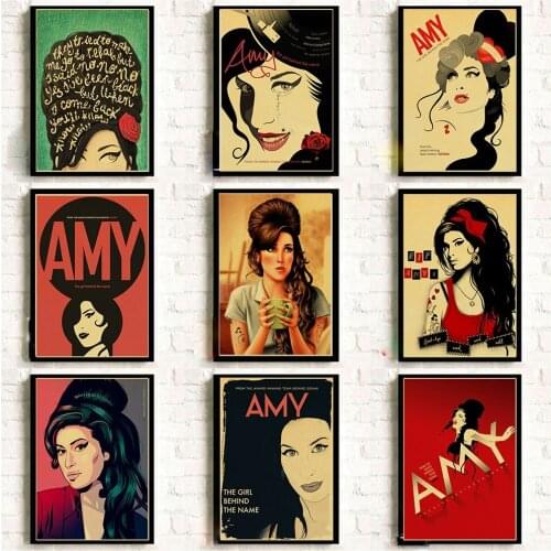 5D Diamond Painting Amy Winehouse Vinatge Poster Diamond Mosaic Famous Music Singer Posters Home Decor Cross Stitch Kits