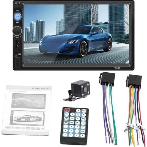 7010B 7 Inch DOUBLE 2DIN Car MP5 Player BT Touch Screen Stereo Radio HD Multimedia player Support same screen