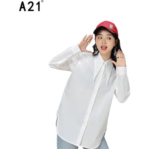 Женские белые рубашки A21 China At AliExpress