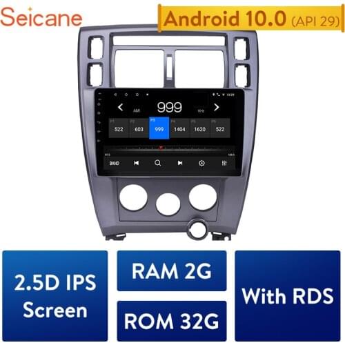 Seicane Android 10.0 10.1" Car Head Unit Radio Player GPS Navigation For Hyundai Tucson 2006 2007 2008-2013 Left Hand Driving