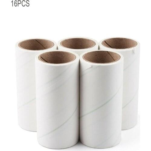 Paper Roll Clothes Hair Remover Sticky Hair Roller Sticky Paper Clothing Dusting Sticky Hair Roller Brush