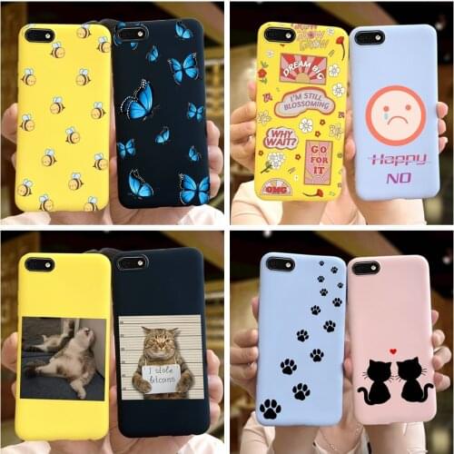 For Funda Huawei Y5 2018 Cute Cartoon Phone Case For Cover Huawei Y5 Lite 2018 Y5 Y 5 Y5Prime 2018 DRA-LX5 Soft Silicone Bumper