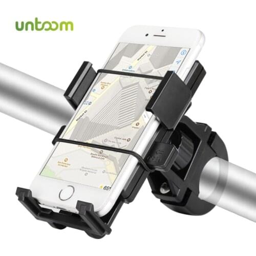 Untoom Bike Bicycle Phone Holder Handlebar Mount Motorcycle Cell Phone Mount for iPhone 11 Pro Max X Xr for Xiaomi Redmi Samsung