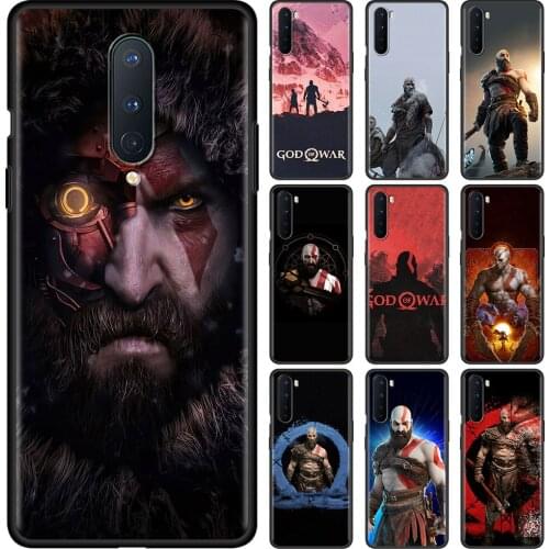 For OnePlus 9 8 Pro Case Nord Z 8T N10 7 N100 6 6T 7T 9R 5G 7Pro Soft Silicone Shockproof Phone Bumper Cover God Of War Funda