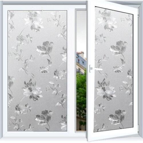 1Roll Electrostatic frosted window film meeting office home bathroom Deco opaque protection Privacy glass Waterproof Stickers