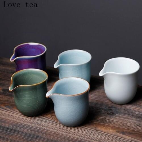 Chinese Ceramic Ice Crack Kung Fu Tea Set Household Ceramic Tea Cup Teapot Living Room Furniture Set Home Office Supplies