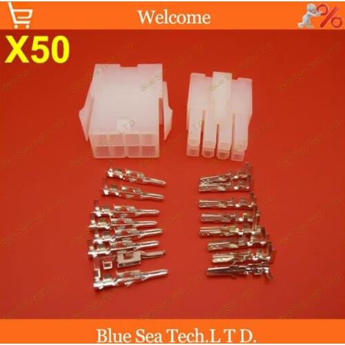 50sets 8 Pin/way 4.2mm 5557 wiring terminal electrical connector kit for car/motorcycle/boat ect