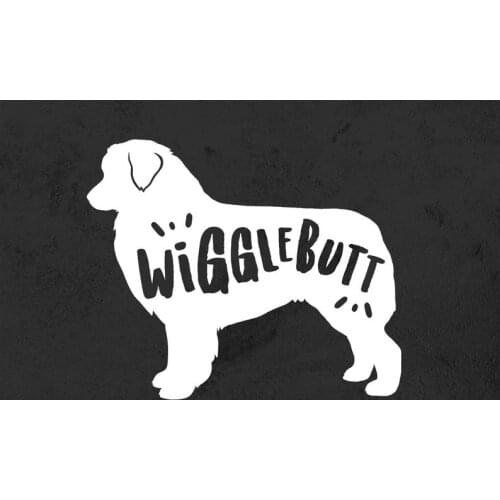 Hot Interesting Car-Sticker Australian Shepherd Decal Dog for Bumper Rear S Vinyl Decals Auto Exterior Car Decoration 18*12cm