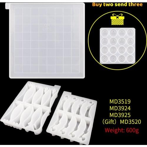 3D International Chess Silicone Molds For Epoxy Resin Checkers Checkerboard Moldes De Silicona Para Reposteria Jewelry Making