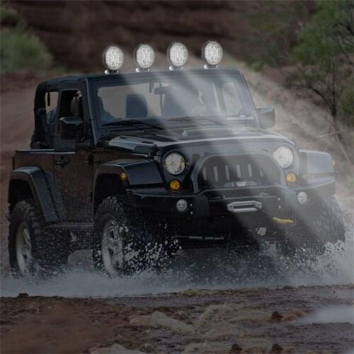 Mini 16LED 27W 48W LED Work Light Bar Square Spotlight 12V 24V Offroad LED Light Bar For Truck Offroad 4X4 4WD Car SUV ATV