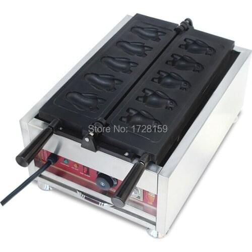 NEW !Commercial use 110V/220V Electric animal shaped taiyaki waffle maker, cartoon shape waffle maker machine with bear shape