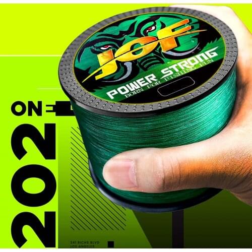 JOF Braided Fishing Line Multifilament Carp Fly 4/8 Strand 300M 500M 1000M Multicolor Japan Spinning Extreme PE Strong Weave