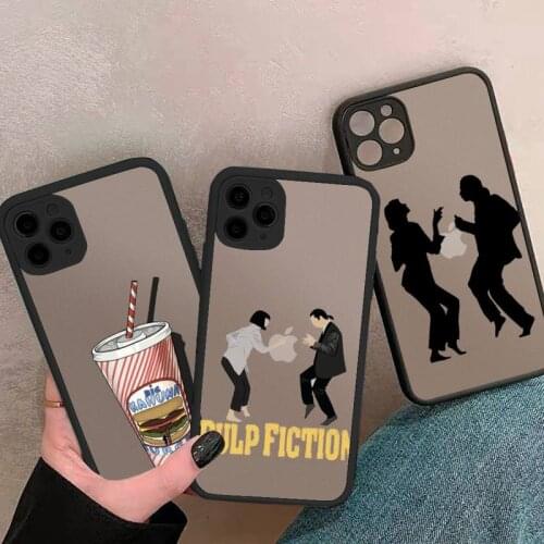 Greatest movie ever made Pulp Fiction Phone Case For iphone 12 11 8 7 plus mini x xs xr pro max matte transparent cover