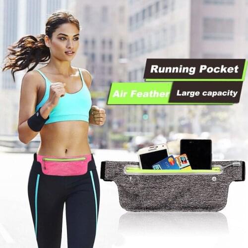 Phone Case Running Bag Waist Bags Sport Pocket Jogging Pack Phone Pouch Waterproof Belt Wallet Waist Phone Holder Anti-theft
