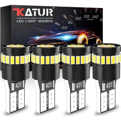 10pcs W5W led T10 LED Canbus Light Bulbs No Error led Car Interior Reading Parking Lights White 12V for BMW Audi Mercedes Benz