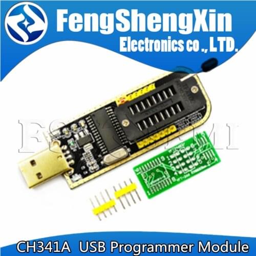 CH341A 24 25 Series EEPROM Flash BIOS USB Programmer Module SOIC8 SOP8 Test Clip For EEPROM 93CXX / 25CXX / 24CXX