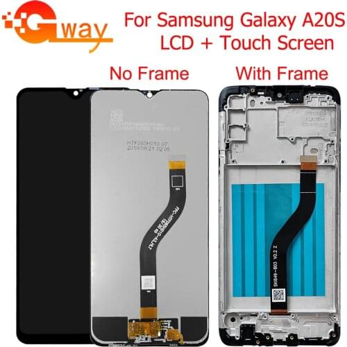 Original Tested LCD For SAMSUNG Galaxy A20s A207 A2070 SM-A207F LCD Display Screen Digitizer Assembly Repacement Parts For A20S