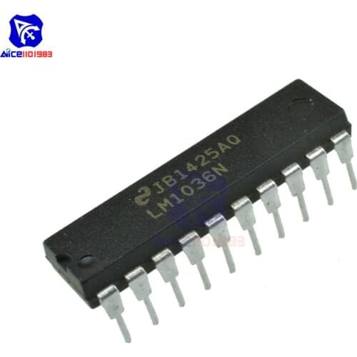 1 Piece IC Chips LM1036 LM1036N TONE/VOL/BAL DUAL DC 20-DIP Original Integrated Circuits