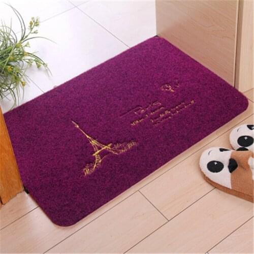 1Pcs Fashion Luxury Suck ash Bristles Mat TPR Non-Slip Rug living room kitchen toilet Bathroom Carpet Water absorption Bath Mat