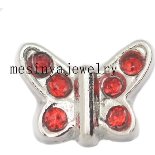10pcs butterfly floating charms for glass locket, FC-107