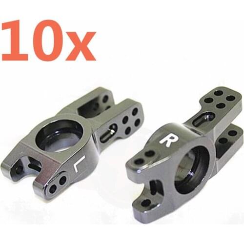10Pieces HOBAO Aluminium Alloy Upgrade Parts 8SC 89027 STAR/STAR EHSP Rear Hub Carrier For 1/8 Truck RC Remote Control Car CNC