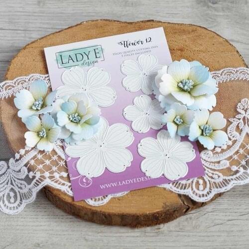 2021 AliliArts Metal Cutting Dies 5pc Flower diy Scrapbooking Photo Album Decorative Embossing PaperCard Crafts Die