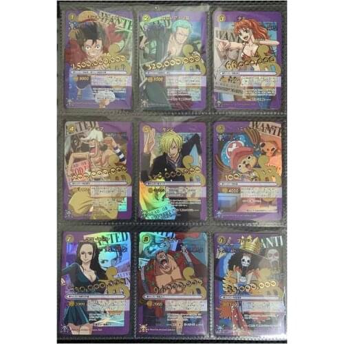 9pcs/set ONE PIECE Wanted Order Toys Hobbies Hobby Collectibles Game Collection Anime Cards